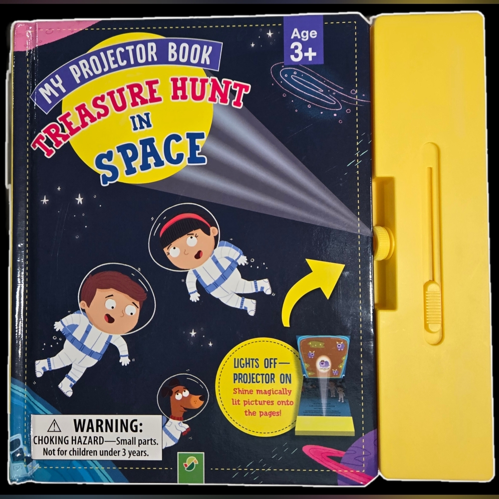 Projector Book Treasure Hunt in Space